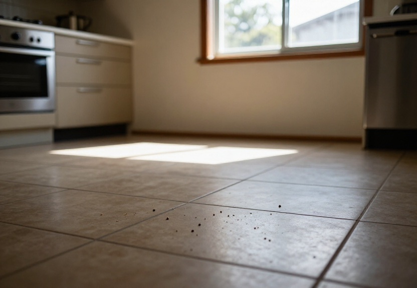 Clean roof void in Drummoyne after spider treatment